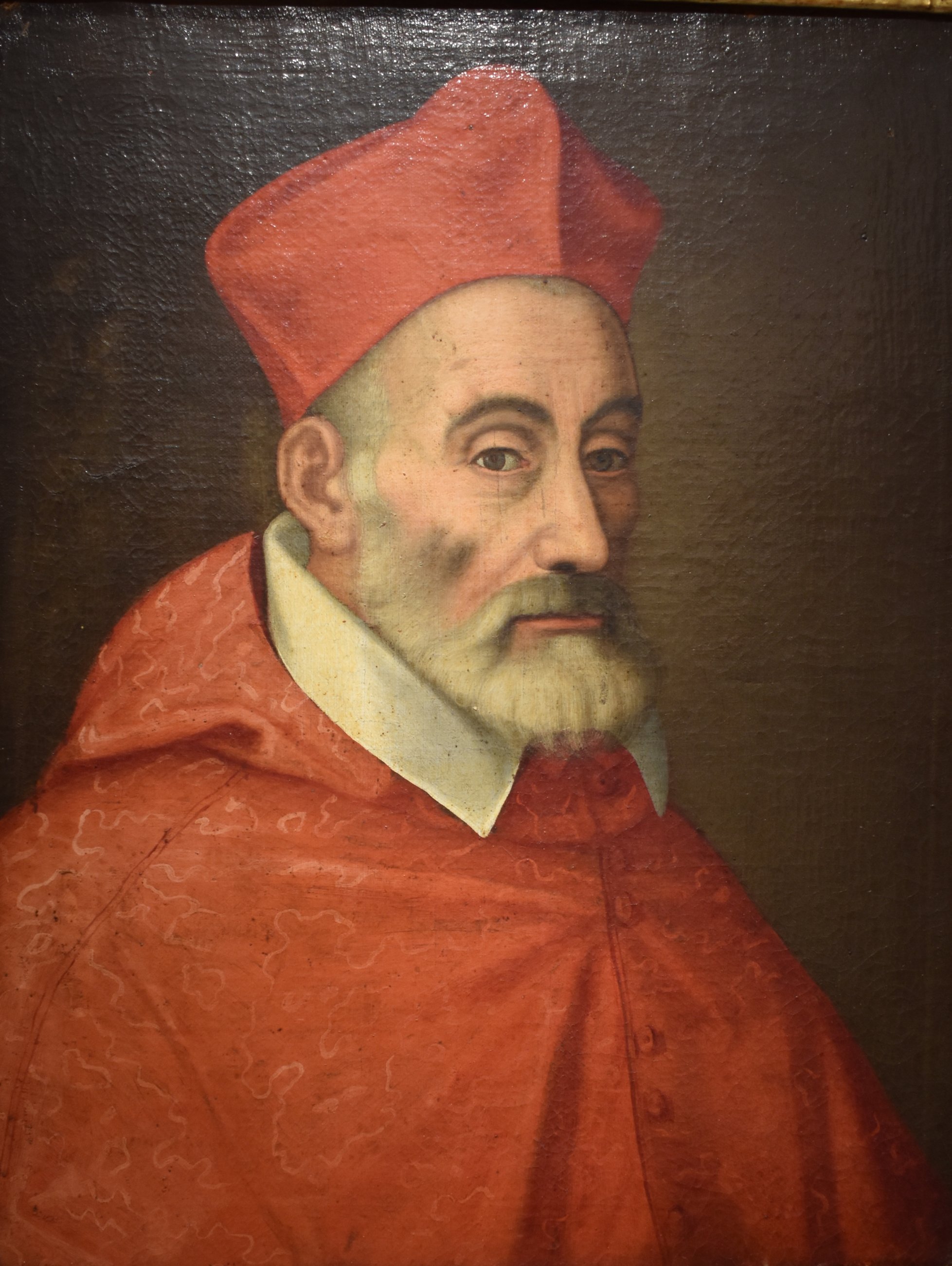 ritratto del cardinale gabriele paleotti arcivescovo di bologna in abito rosso