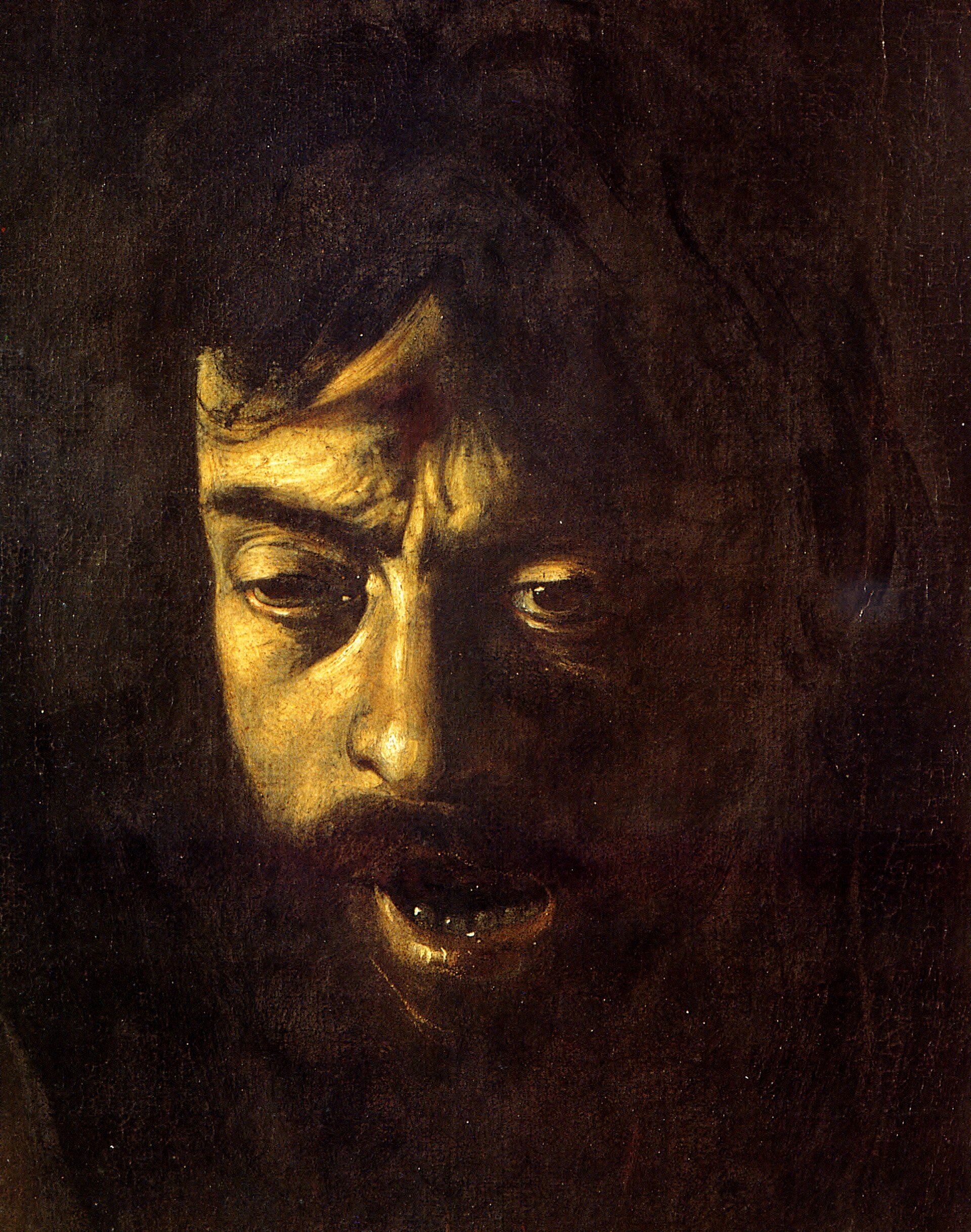 El rostro de Goliat, en el que Caravaggio pintó su propio autorretrato