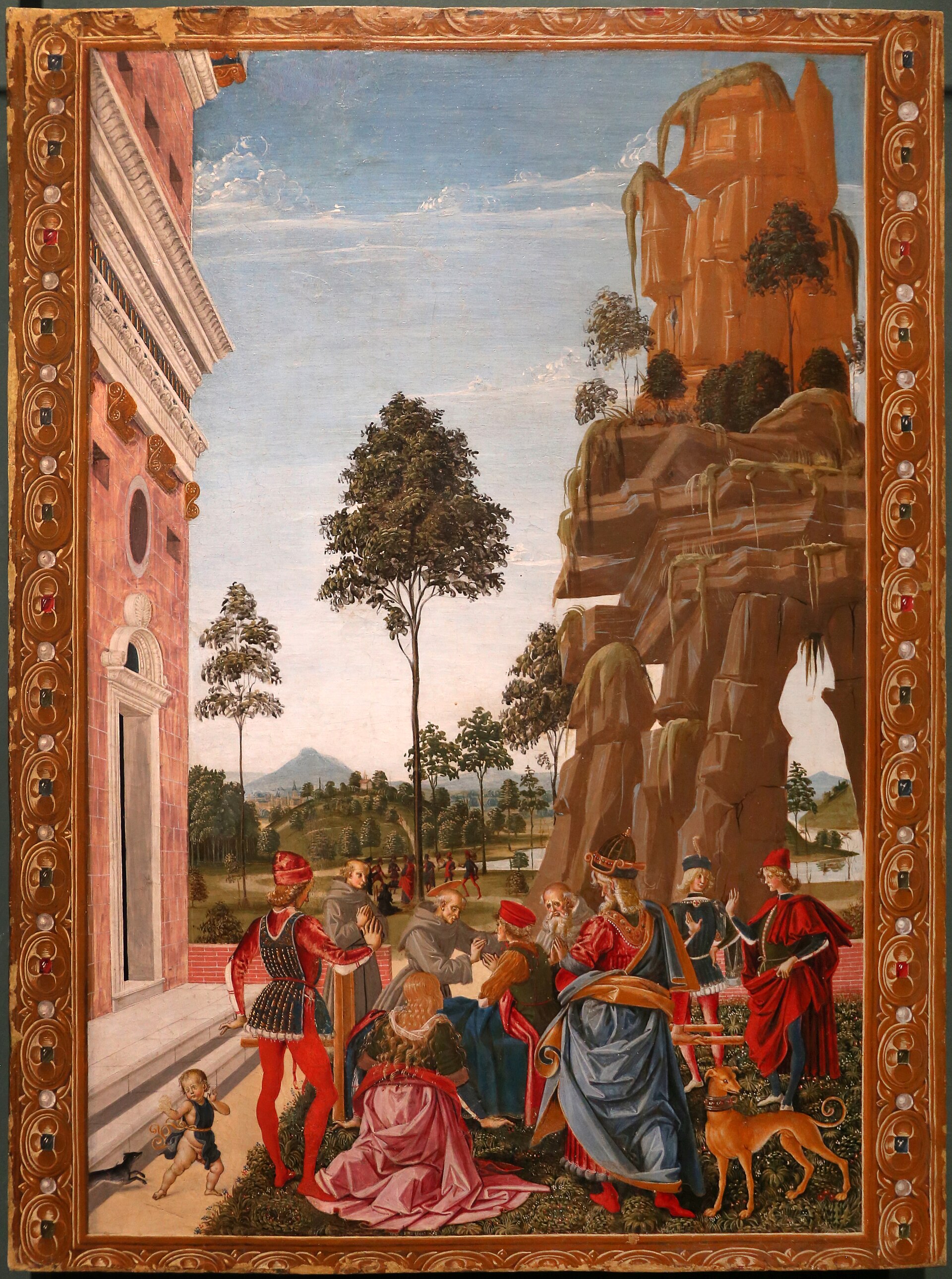 tavoletta dei miracoli di san bernardino attribuita al pinturicchio