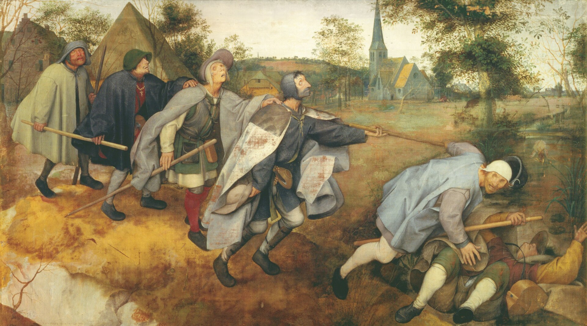 la parabola dei ciechi di pieter bruegel il vecchio nel museo di capodimonte