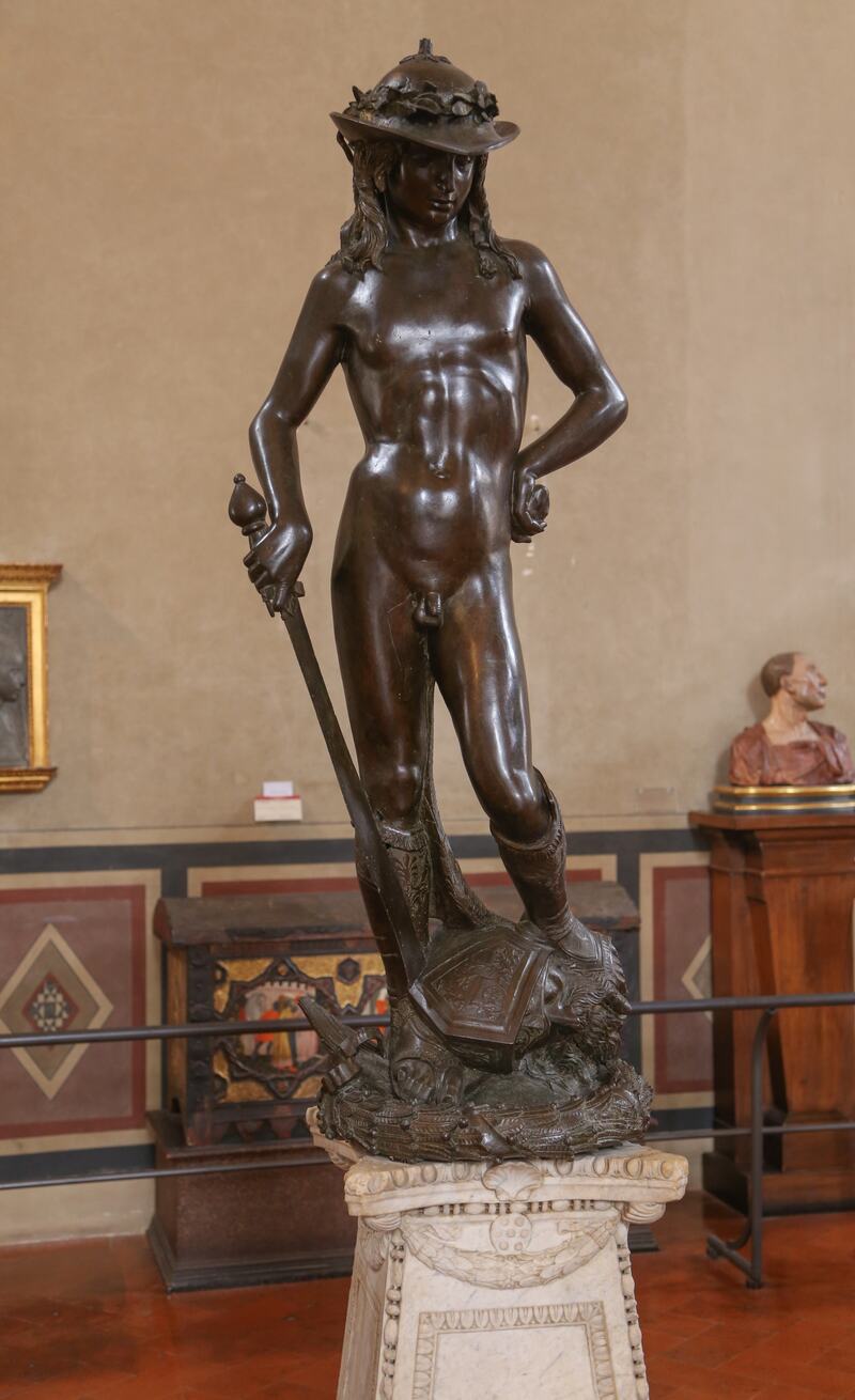 il david bronzeo di donatello al museo del bargello