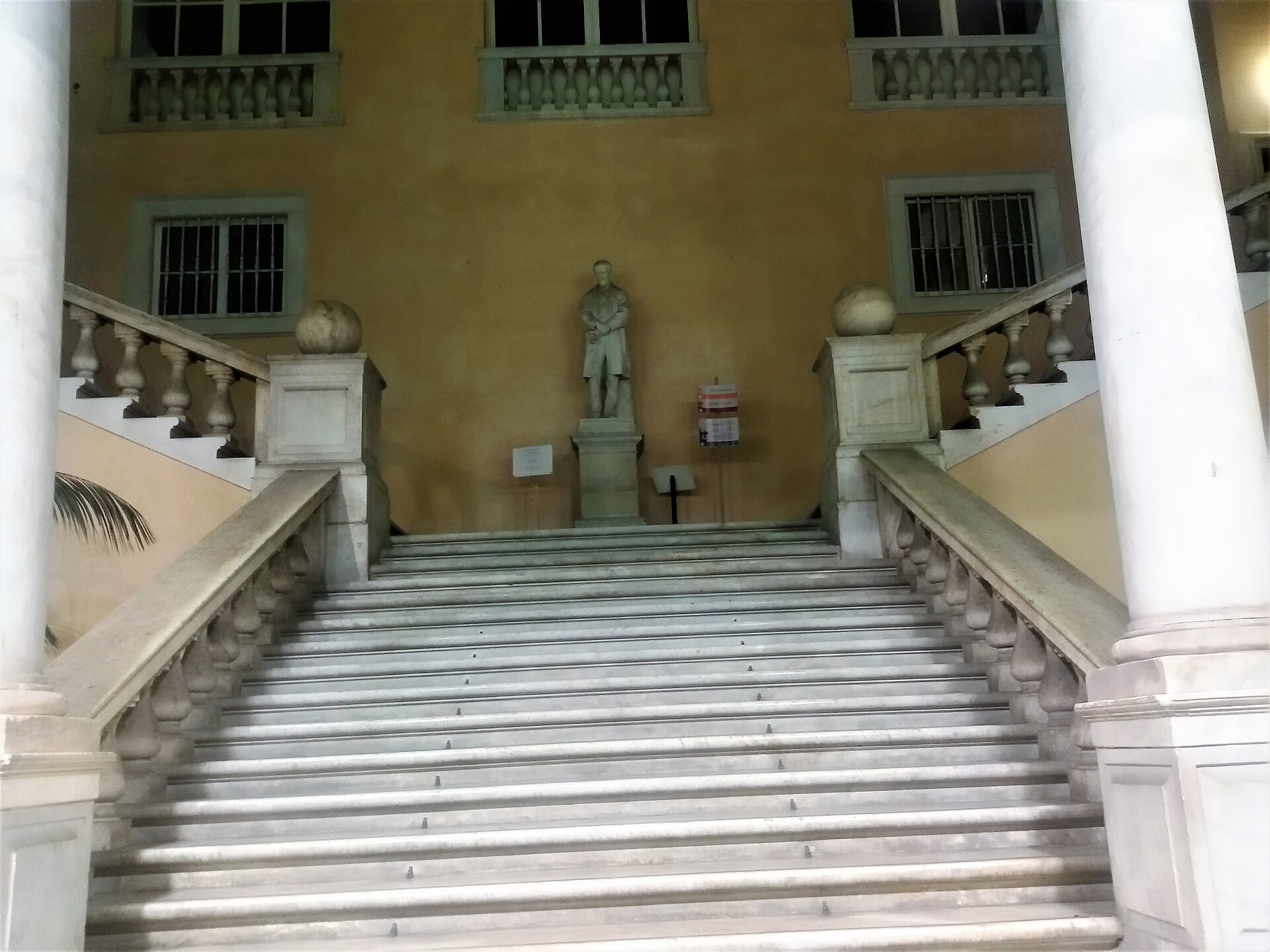 the facade of palazzo doria tursi seat of the city council of genoa