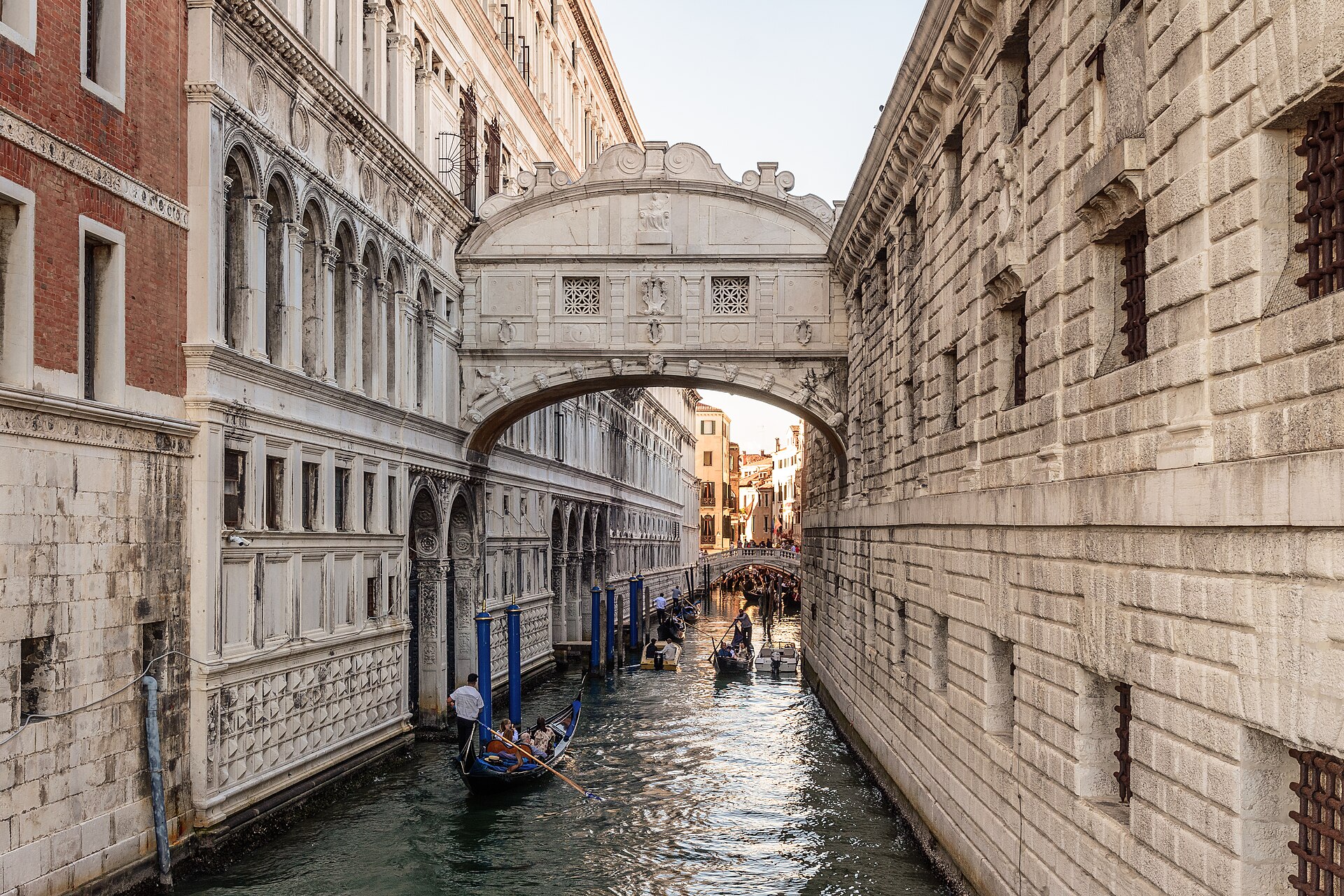 il Ponte dei Sospiri visto dal rio di Palazzo