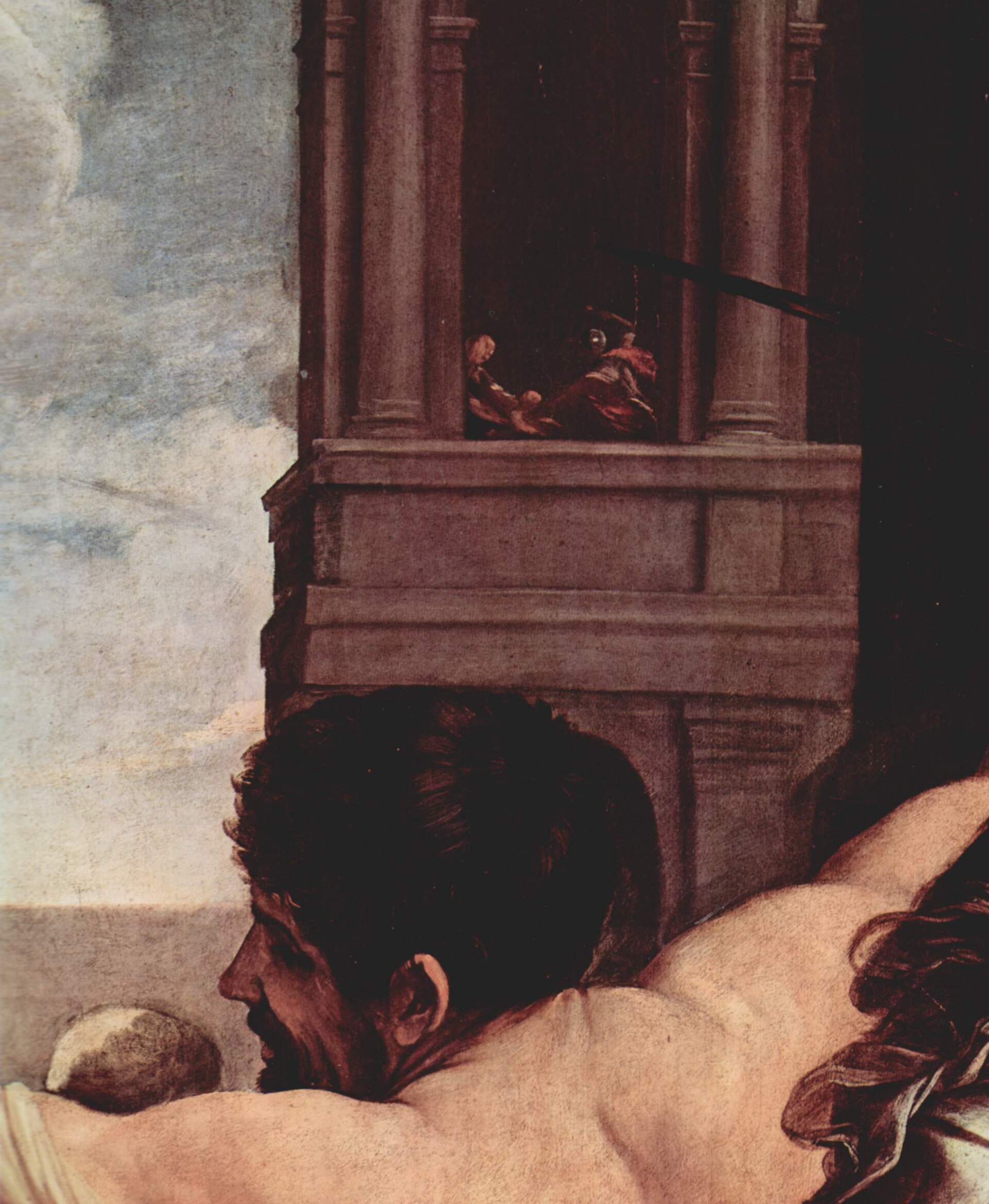 un dettaglio della strage degli innocenti di guido reni nella pinacoteca di bologna
