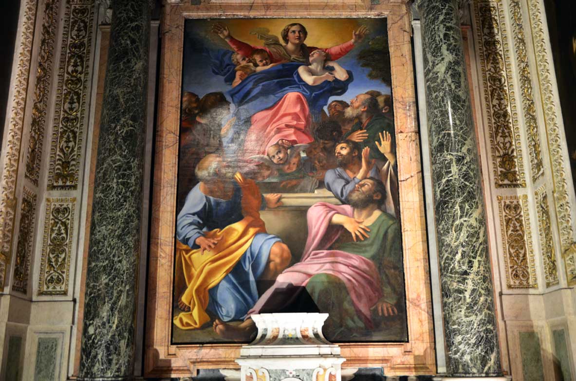 the Assumption of the Virgin by Annibale Carracci