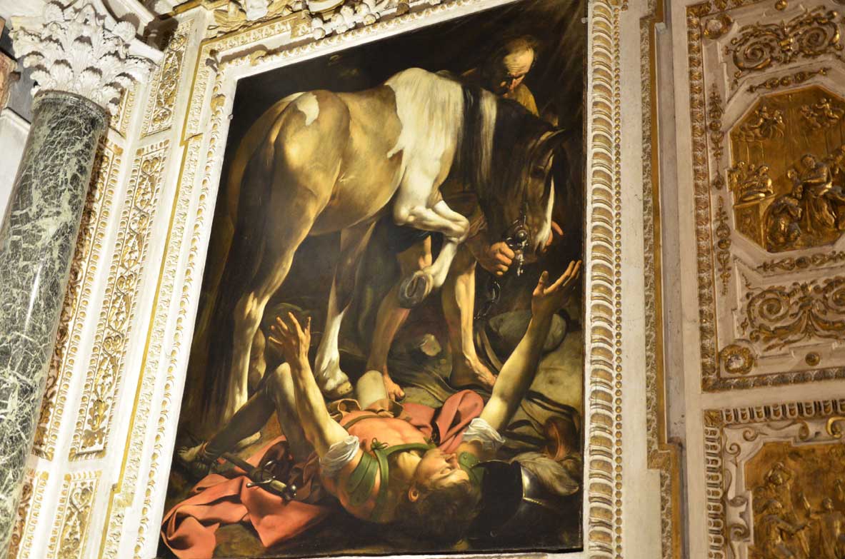 Caravaggio's Conversion of Saint Paul in Santa Maria del Popolo