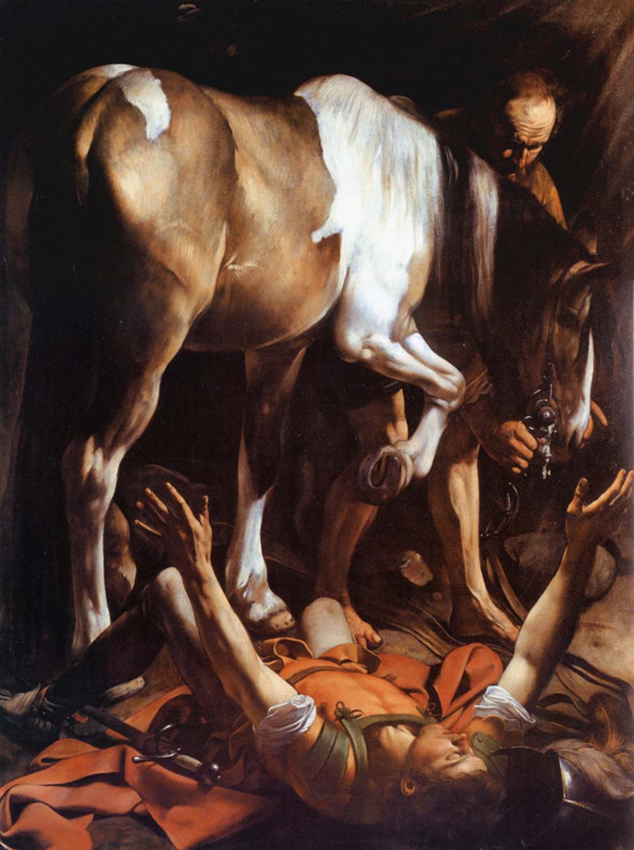 la conversion de saint paul, un tableau du caravage