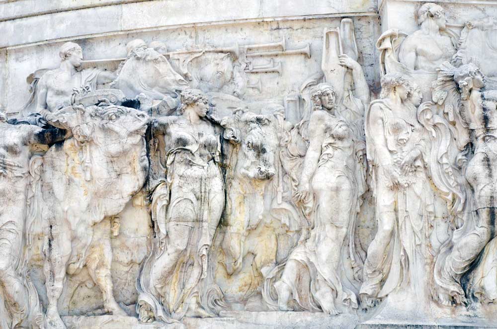 bas-reliefs de l'Altare della Patria
