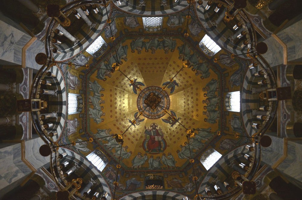 cupola della cappella palatina di aachen