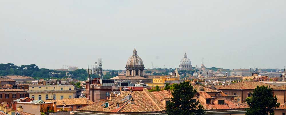 panorama de Rome depuis le Vittoriano