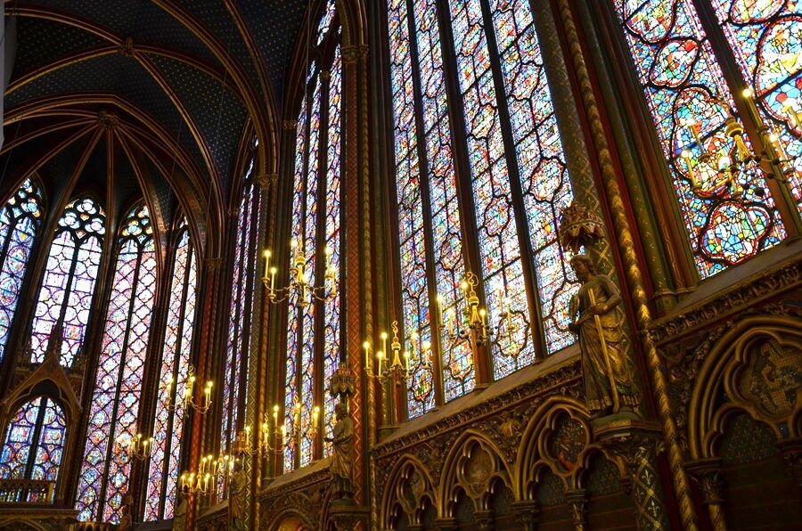 le vetrate della sainte-chapelle di parigi
