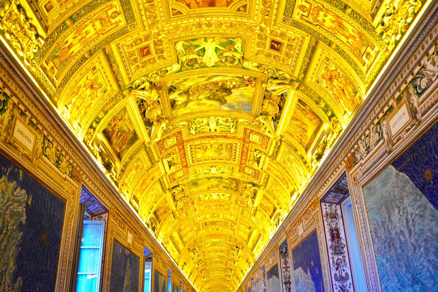 musées du vatican galerie des cartes