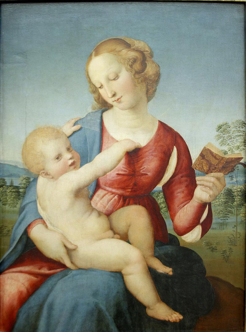 raphael's colonna madonna at the gemäldegalerie