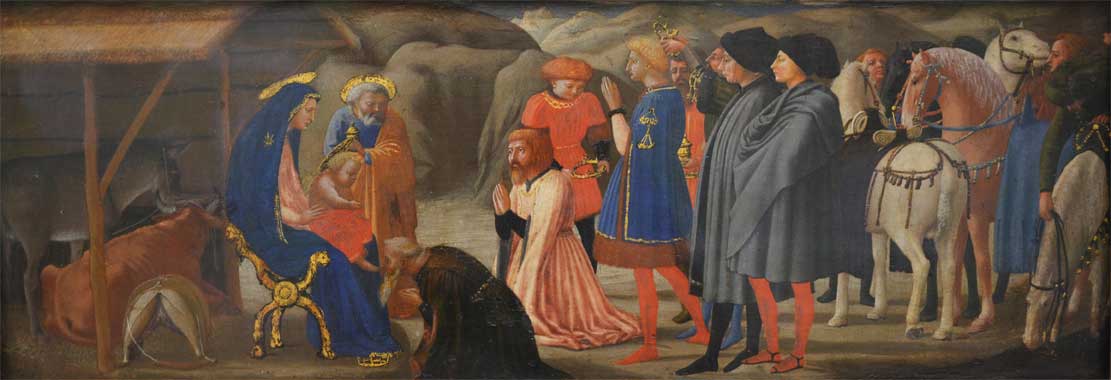 masaccio's adoration of the magi at the gemäldegalerie