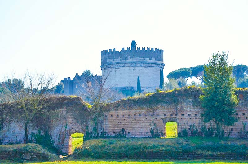 appia antica a roma stadio di massenzio
