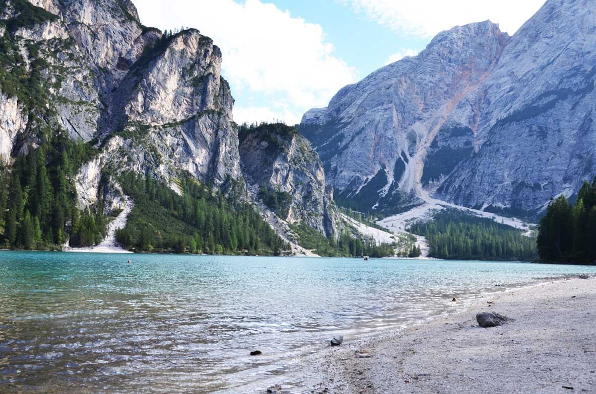 lago di braies in trentino