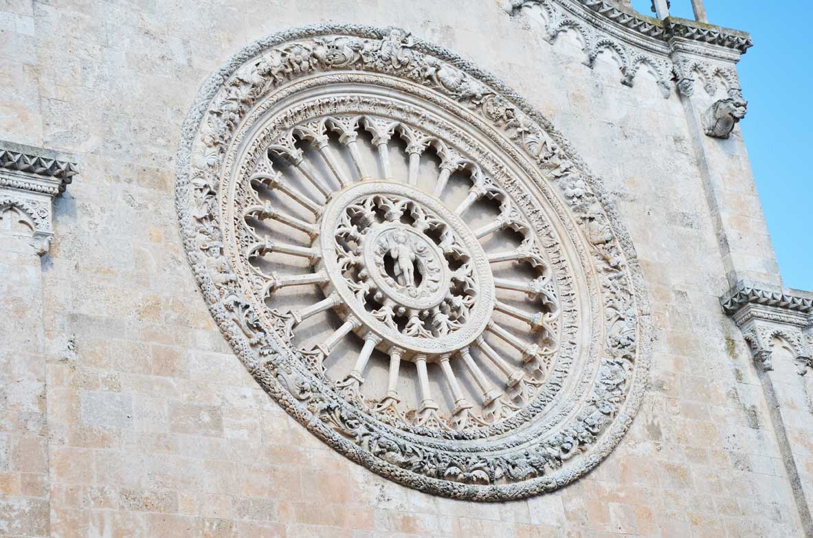 rosone della cattedrale di ostuni