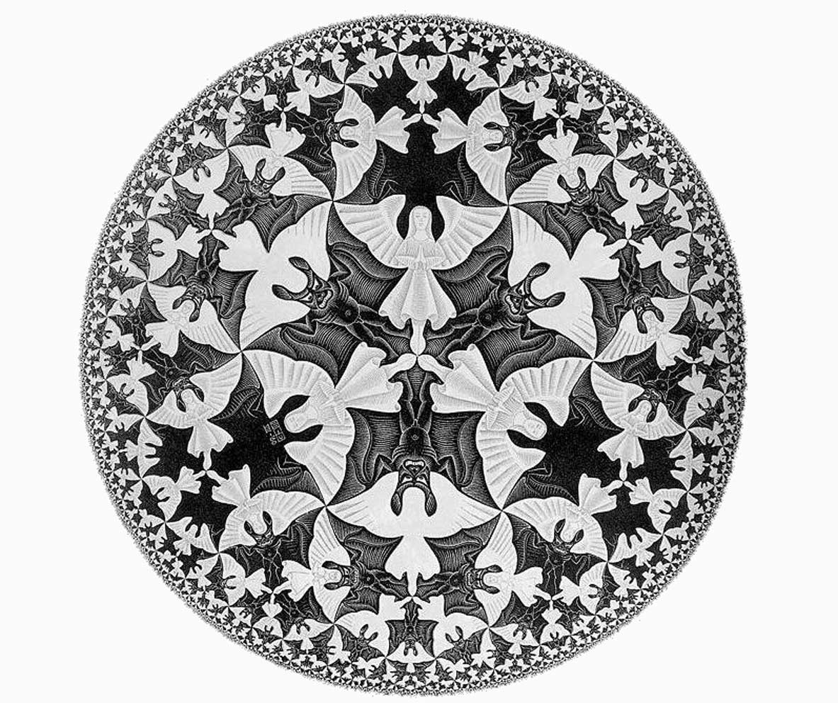 pipistrelli escher