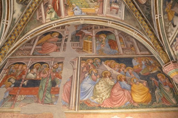 affreschi palazzo trinci