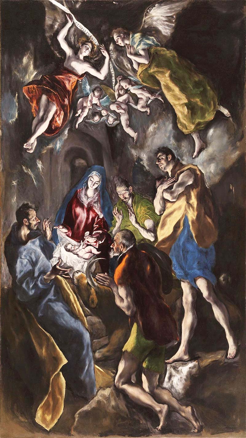 Adoration of the Shepherds by El Greco