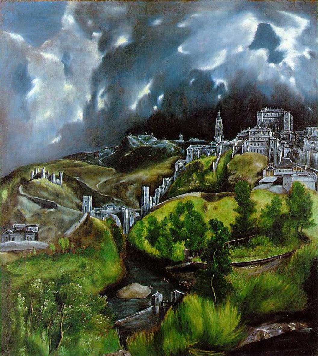 El Greco landscape of Toledo