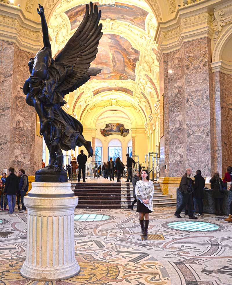 a room inside the petit palais in paris