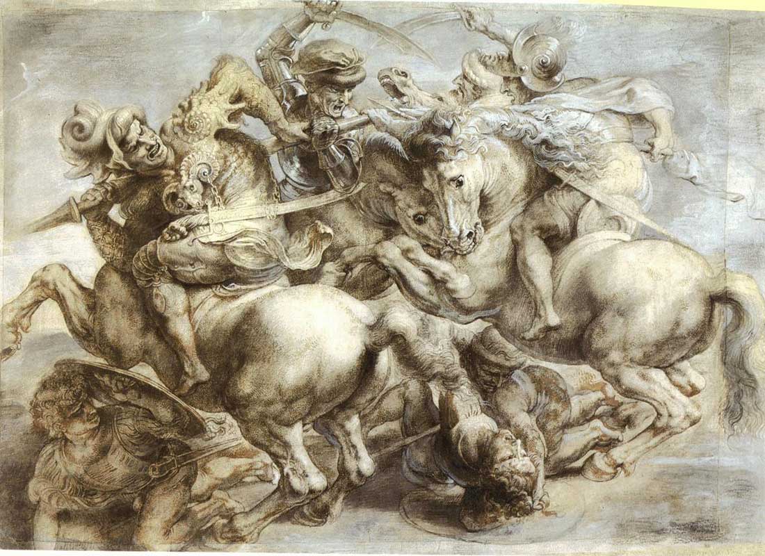 Leonardo da Vinci, Battle of Anghiari
