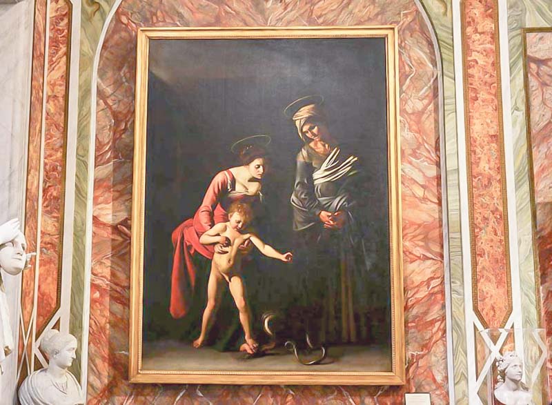 galerie borghèse madone des palefreniers