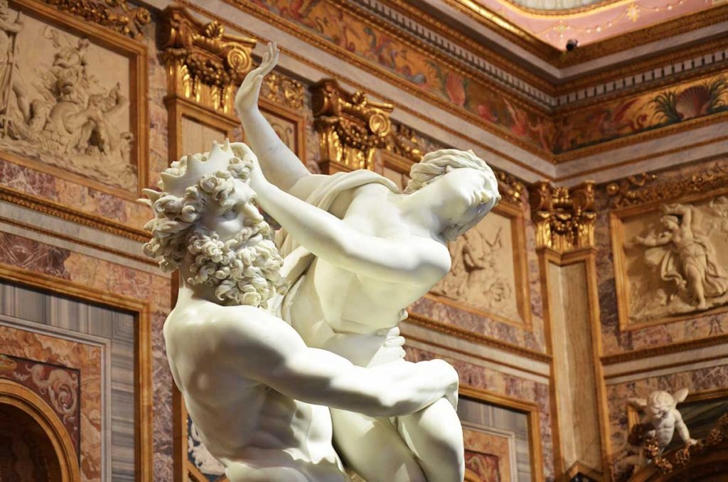 enlèvement de proserpine galerie borghèse