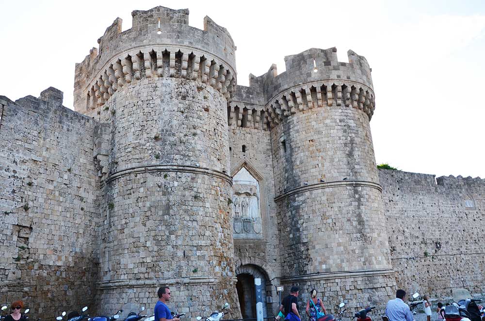 le mura della città di Rodi