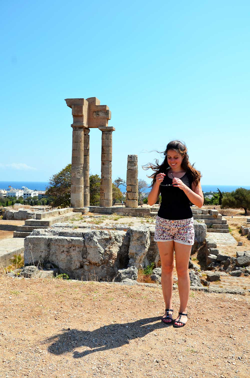 Eda nel parco archeologico