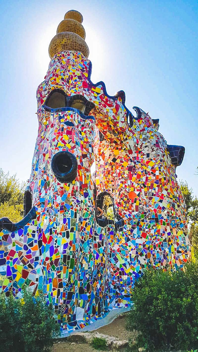 Giardino dei Tarocchi: l'imperatore