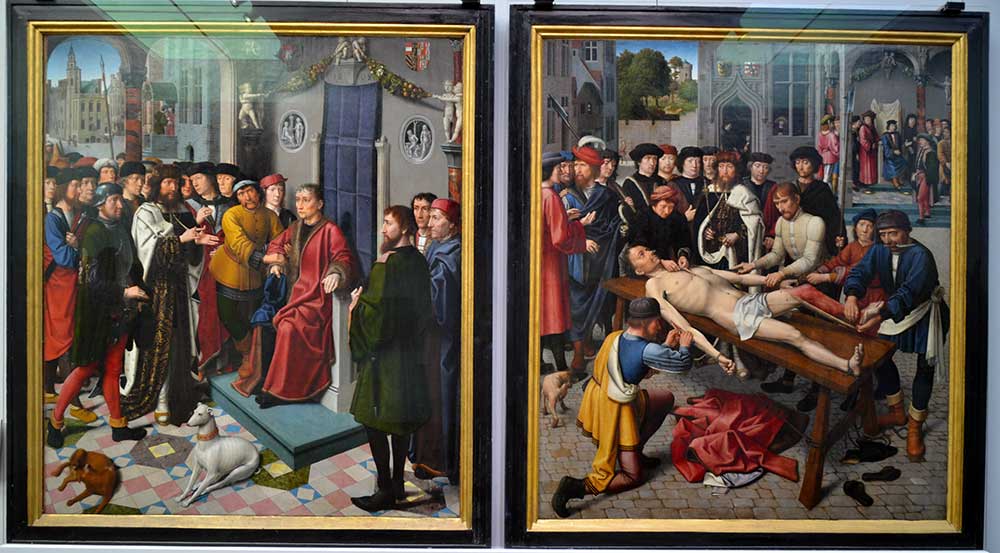 Le Jugement de Cambyse de Gerard David au Groeningemuseum de Bruges
