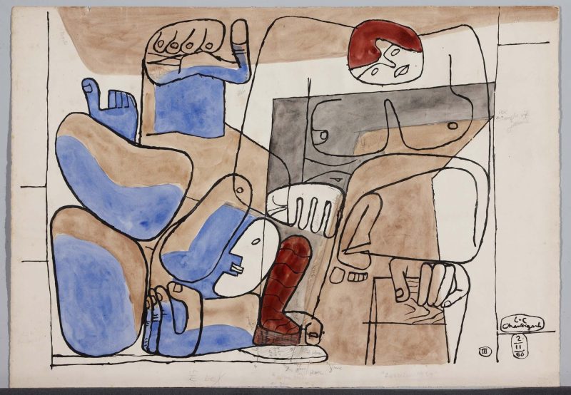 La Chute de Barcelone de Le Corbusier exposée au Museo Reina Sofia de Madrid