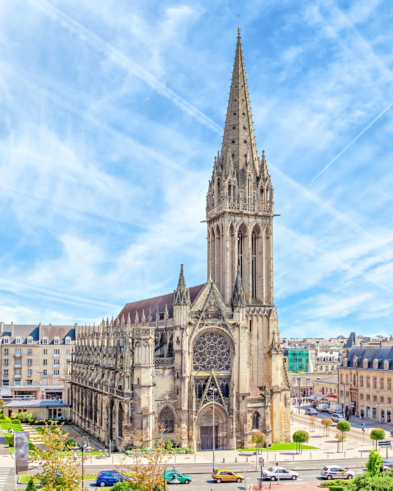 Church of Saint-Pierre in Caen, Normandy